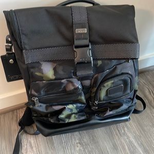 Tumi camo backpack